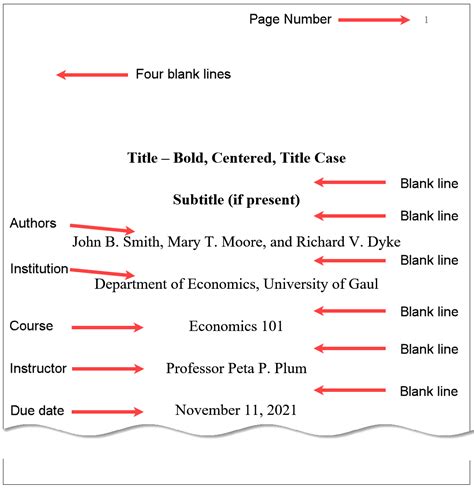 apa format title page multiple authors